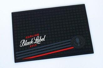 Promotional bar mats with logos Customized rubber bar spill