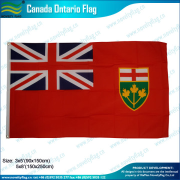 3x5ft Canada Ontario Provincial Flag