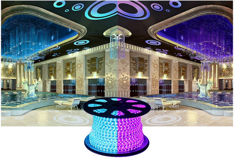 SMD 5050 50M/roll 100m/roll led 14.4w/m smd led strip 7020