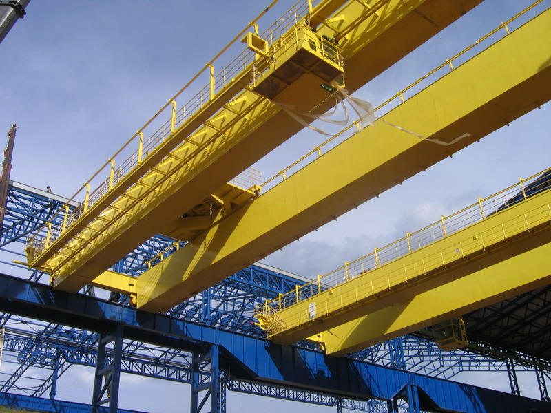 Double Girder Overhead Traveling Crane 60 Tons