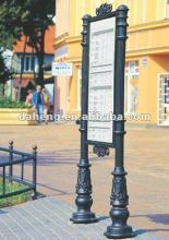 Outdoor Aluminum Decorative Street Sign Posts