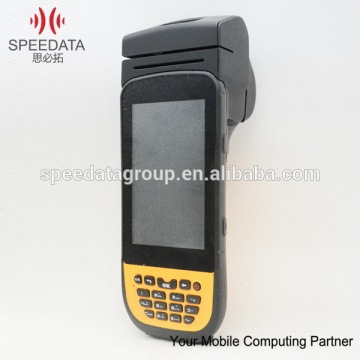 High Industrial Class handheld communication devices gps handheld pda with thermal printer