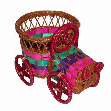 Miscanthus Basket, Comes in Vehicle Shape