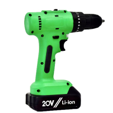 20V Impact Cordless Drill with 2 Batteries, Worklight, and Flashlight