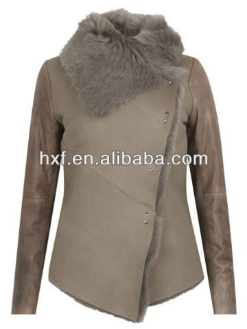 leather and fur garment