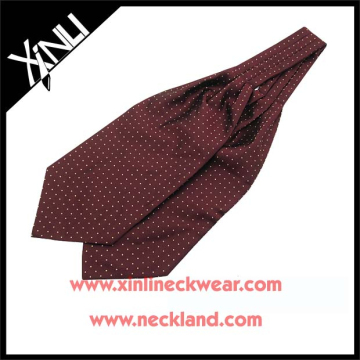 Chinese Manufacturer Silk Woven Cravat Tie Ascot