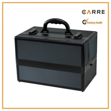 professional makeup artist black aluminum make up tool box