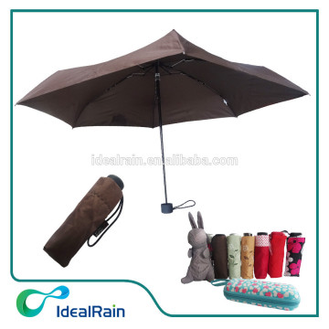 brown 5 fold super mini umbrella