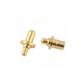 Spring loaded copper connector pogo pin for battery