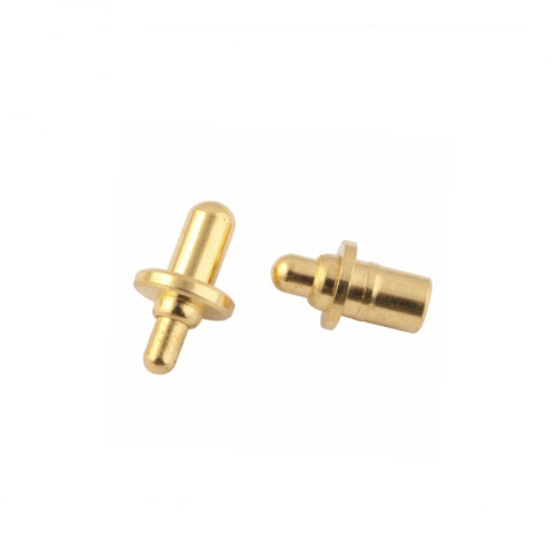 Spring loaded copper connector pogo pin for battery