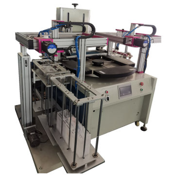 Automatic screen printing machine for acrylic sheets