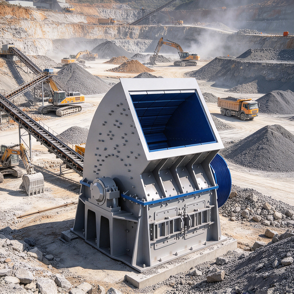 इम्पैक्ट ज़ोन हैमर क्रशर Impact Zone Hammer Crusher