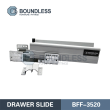 Soft-Closing Drawer Slide Tandom Slide System for Kitchen drawer