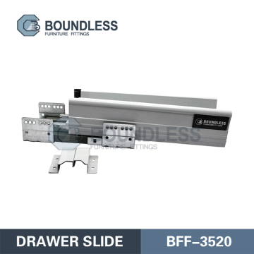 Soft-Closing Drawer Slide Tandom Slide System for Kitchen drawer