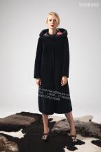Reversible Long Lady Merino Shearling Coat