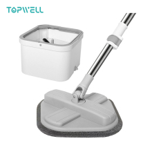 Topwill Household Fiber Floating Spin Flat Dust Mops