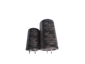 Standard high-voltage horn type electrolytic capacitor