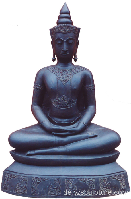 Leben Größe Ayutthaya Bronze Buddha Statue