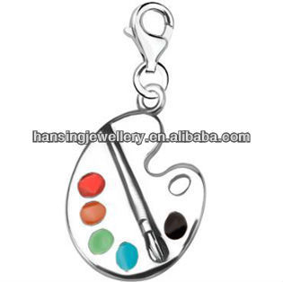 wholesale silver color box charm