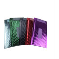 Light multi colors metallic bubble mailers