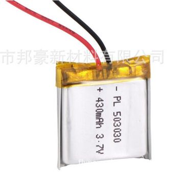 3.7V 430mAh Lithium ion polymer battery pack3.7V 430mAh Lithium ion polymer battery pack