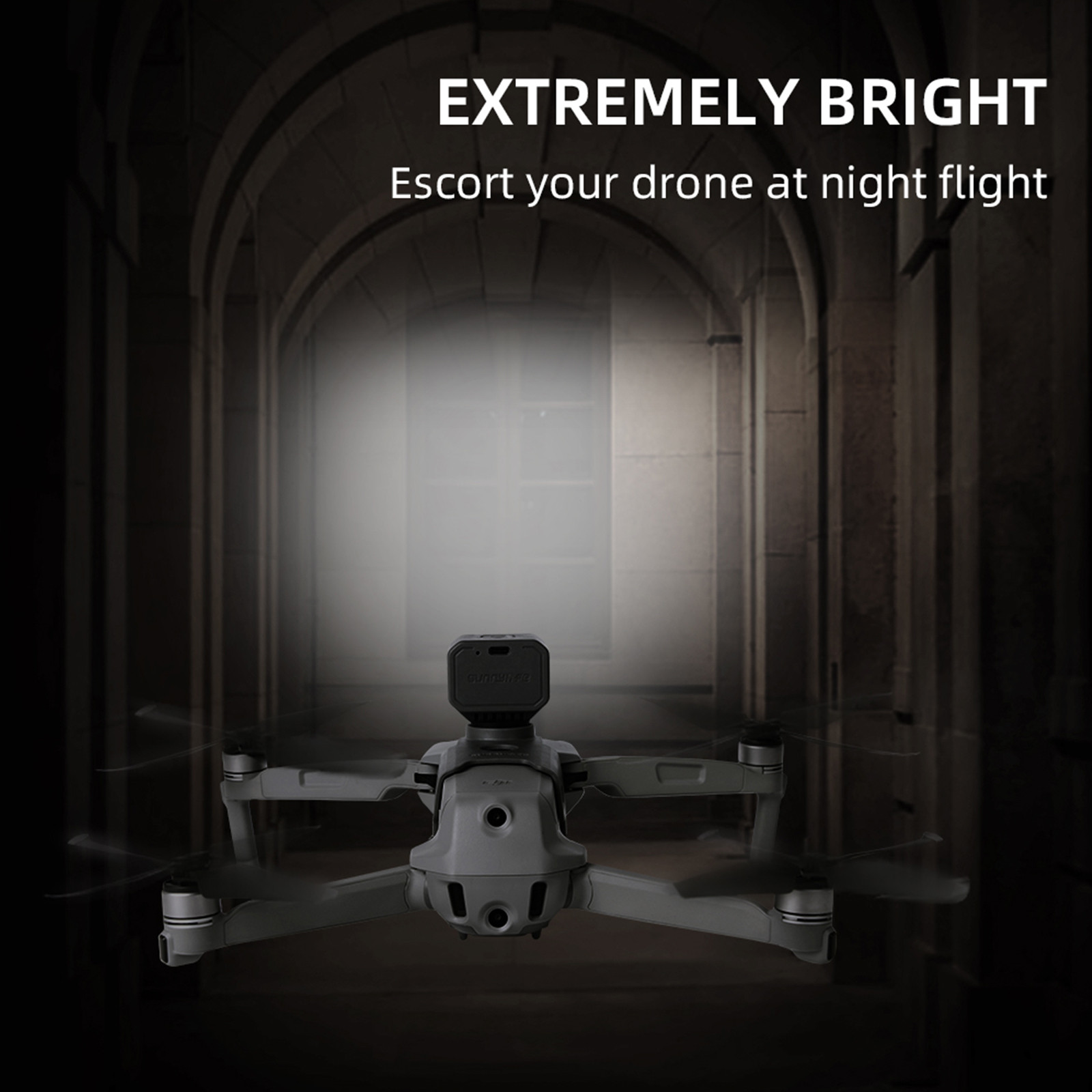 Sunnylife Mini2 Mavic 2 Mavic Air2 Searchlight Mount Bracket Drone Night Aerial Photography Fill Light Four Styles
