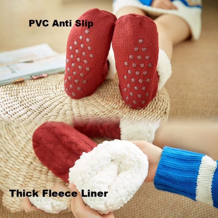 Fleece Lined Slipper Sock