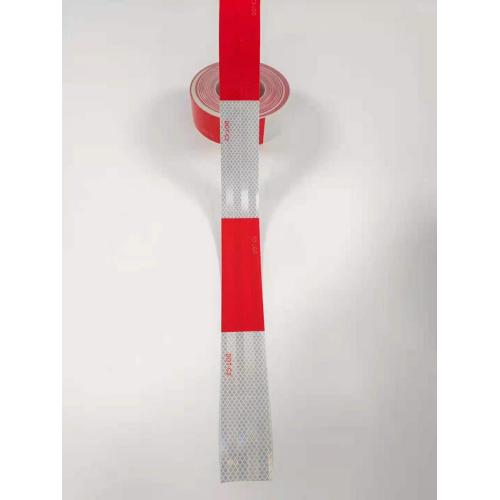 Dot Red and White Reflective Tape