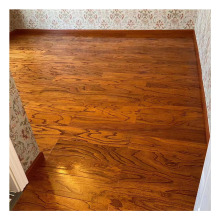 Mahogany Color Waterproof Elm Solid Wood Flooring