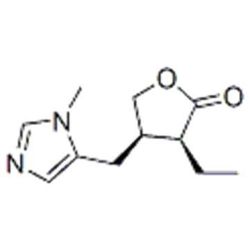 2 (3H) -furanona, 3-etildi-hidro-4 - [(1-metil-1H-imidazol-5-il) metil] -, (57263518,3S, 4R) - CAS 92-13-7