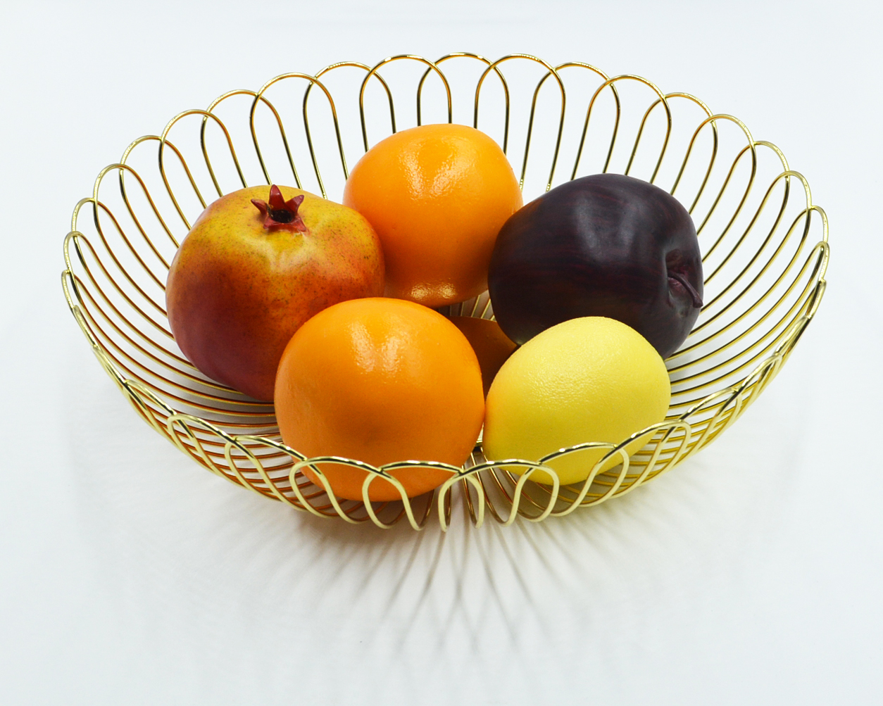 OEM Kitchen Decoration Stainless Steel Fruit Storage Basket