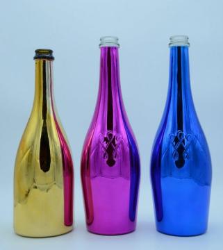wine bottle and glass