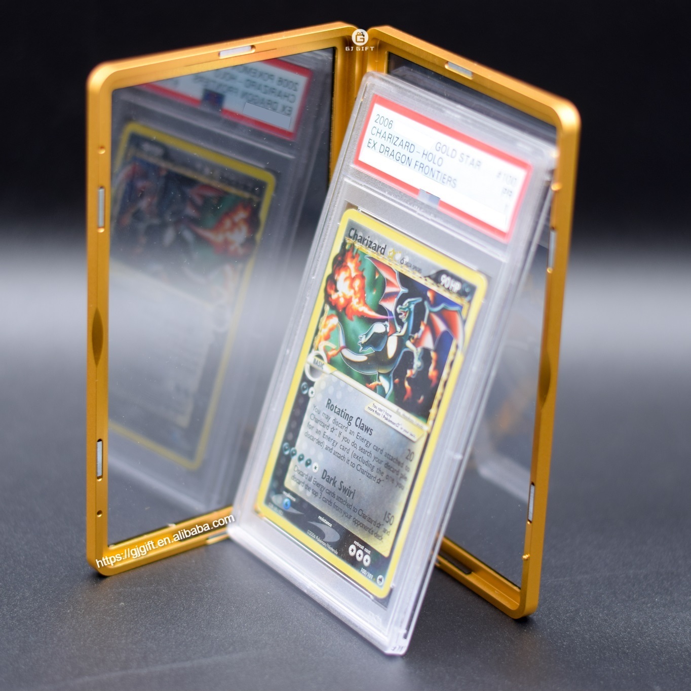Metal Protective Magnetic Graded Card Display Case Plastic Bumper Guard Trading Card Sports BGS TCG MTG PSAa Card Holder