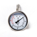 Dasar Mount Stainless Steel Stainless Thread Connection Gauge