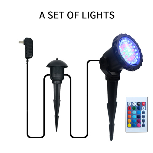 Waterproof Spot Light for Garden Pond with Remote