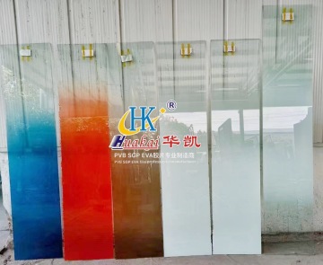 Color gradient PVB Film