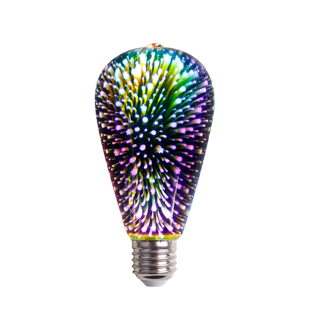 Hot Selling LED 3D Bulb with Color Box Packed