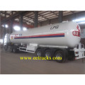 58.5cbm tri-axle LPG mizinga ya trela ya trela