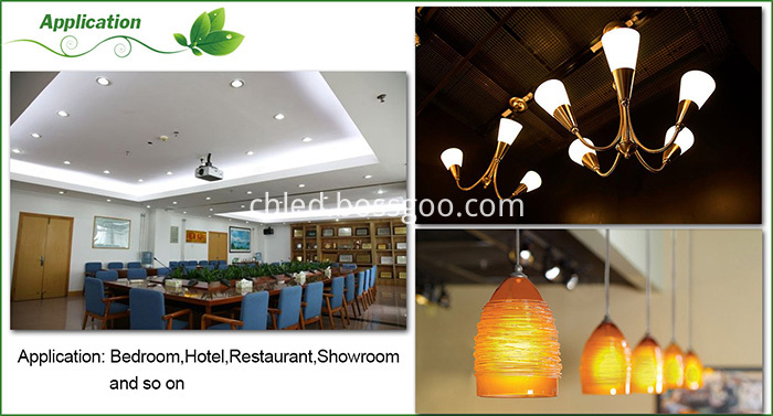 Application of LED corn bulb