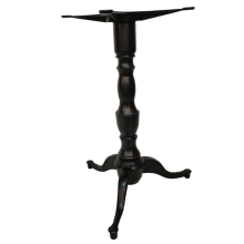 Customizable Sand Black Cast Iron Flat Platform Table Bas