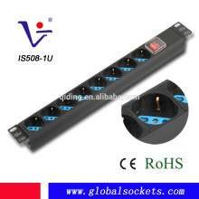 Italian Network Cabinet PDU socket with switch