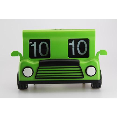 Funny Toy Car Mode Flip Clock