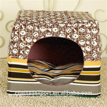 Original Double use Design Practical pet house for dogs with firm printed canvas