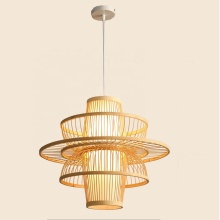 Bamboo Wicker Rattan Woven Pendant Light