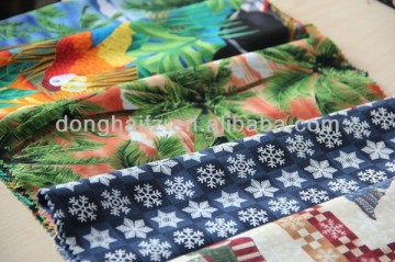 2015 christmas painting fabric cotton