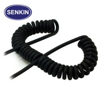 PUR Jacket Spiral Cable Coiled Cable