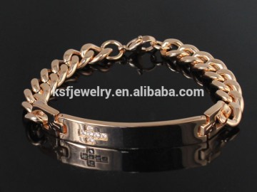 Newest Stainless Steel CZ Rose Gold Bracelets for Women Jewellery Wholesale