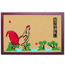 Notice Board with wooden frame