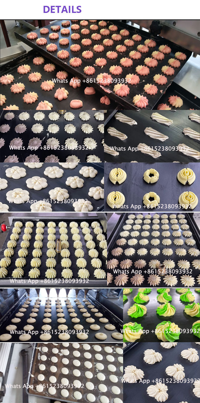 MOXIN Multi Function Automatic Shortbread Cookies Encrusting Machine Production Line Classic Cookies Maker Machine