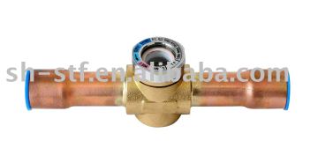 sight glass moiture liquid indicator